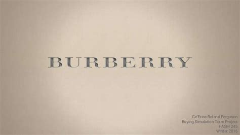 burberry présentation|burberry originated from which country.